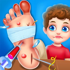 Baby Taylor Leg Injure - free online game screenshot at GumenTech